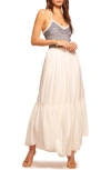 RAMY BROOK LUCIA RUFFLE HEM MAXI SUNDRESS