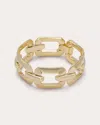 Ramy Brook Lucia Statement Buckle Bracelet In Gold