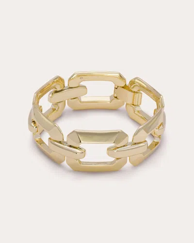 Ramy Brook Lucia Statement Buckle Bracelet In Gold