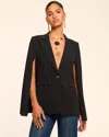Ramy Brook Lucinda Tailored Cape In Black