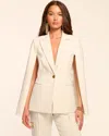 Ramy Brook Lucinda Tailored Cape In White