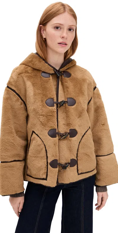 Ramy Brook Lucy Jacket Camel In Brown