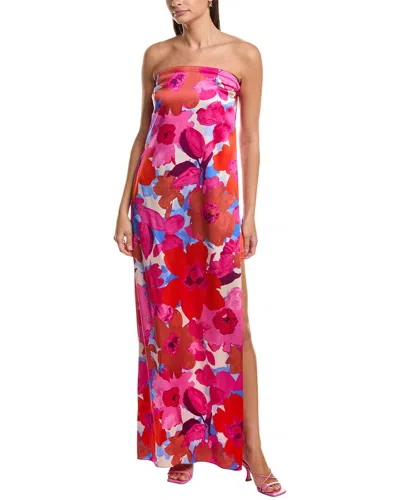 Ramy Brook Lyle Silk-blend Gown In Multi