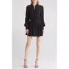 Ramy Brook Lynnette Long Sleeve Dress In Black