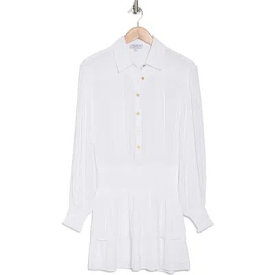 Ramy Brook Lynnette Long Sleeve Dress In Ivory