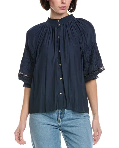 Ramy Brook Maddy Top In Blue