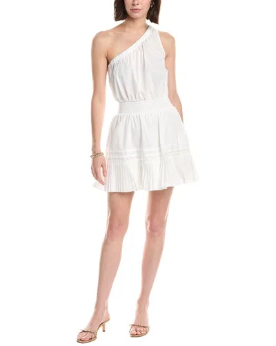 Ramy Brook Maeva One Side Mini Dress In White