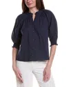 Ramy Brook Mahala Longsleeve Top In Blue