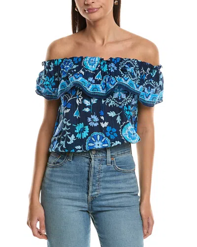 Ramy Brook Maia Top In Blue