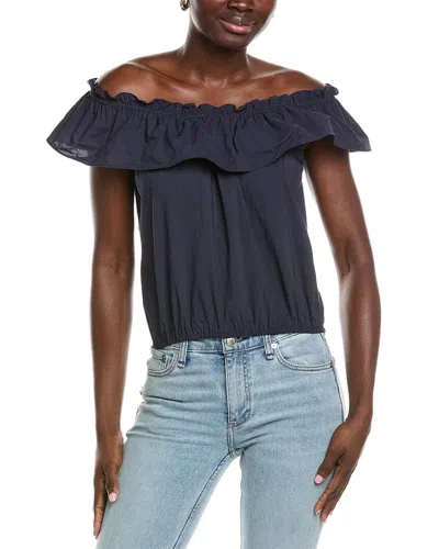 Ramy Brook Malaya Short Sleeve Blouse In Multi