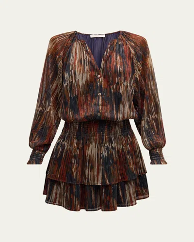 RAMY BROOK MALCOLM TIERED MINI DRESS