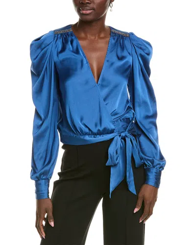 Ramy Brook Mammie Blouse In Blue
