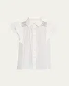 Ramy Brook Marceline Cotton Poplin Shirt In White