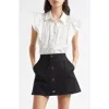 Ramy Brook Marceline Cotton Poplin Shirt In White