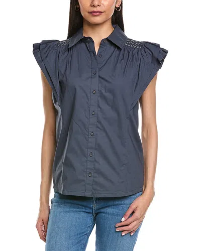 Ramy Brook Marceline Top In Blue