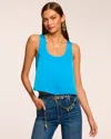 Ramy Brook Margaret Racer Back Tank Top In Royale Blue