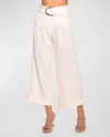 RAMY BROOK MARGUERITE BELTED CROPPED PANTS