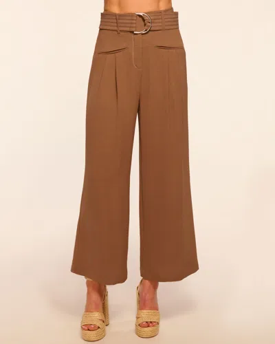 RAMY BROOK MARGUERITE CROPPED BELTED PANT