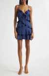 Ramy Brook Maria Ruffle Detail Minidress