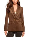Ramy Brook Marilyn Faux Suede Blazer In Brown