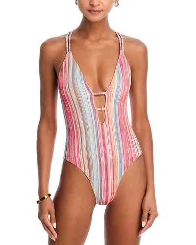 Ramy Brook Marina One Piece Swimsuit In Multi