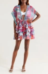 Ramy Brook Marisa Floral Cover-up Dress