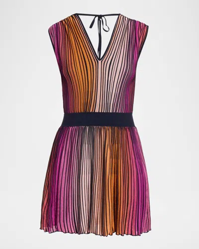 Ramy Brook Marisol Ombre Knit Mini Dress