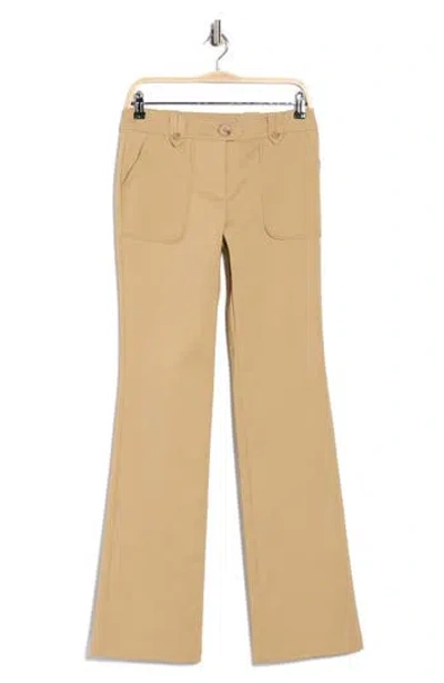 Ramy Brook Marit Patch Pocket Cotton Blend Pants In Brown