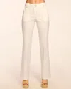 Ramy Brook Marit Stretch Cotton Pant In White
