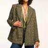 Ramy Brook Marsha Tweed Blazer In Multi