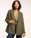 Ramy Brook Marsha Tweed Blazer In Sage Tweed