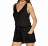 Ramy Brook Mary Romper In Black In Black