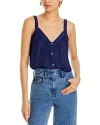 Ramy Brook Mary Button-up Camisole In Spring Navy