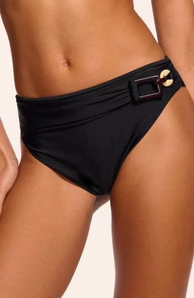 Ramy Brook Maxine Bikini Bottoms In Black