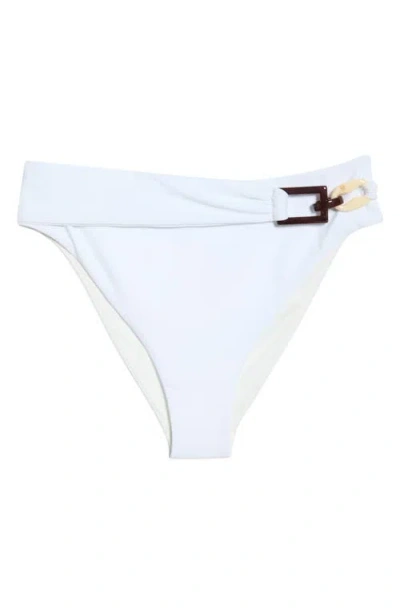 Ramy Brook Maxine Bikini Bottoms In White