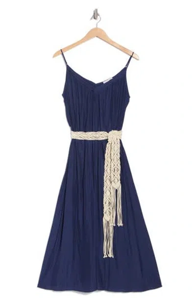 Ramy Brook May Belted Fit & Flare Dress