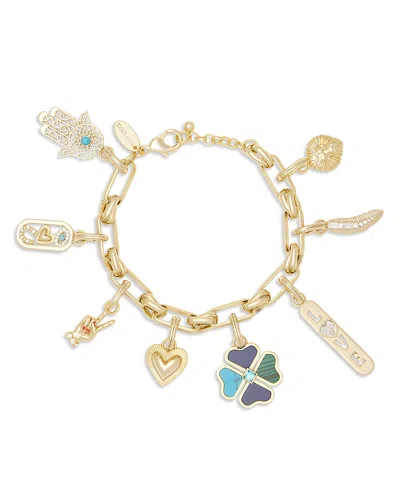 Ramy Brook Maya Chain Charm Bracelet In Gold
