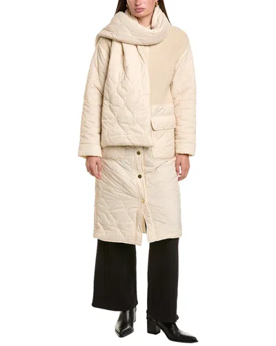 Ramy Brook Melanie Coat In Neutral