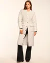 Ramy Brook Melanie Combo Puffer Coat In White