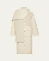 Ramy Brook Melanie Quilted Coat In White