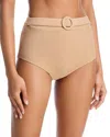 Ramy Brook Metallic Danica Bikini Bottom In Neutral