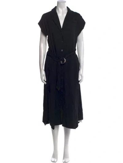 Pre-owned Ramy Brook Midi Length Dress In Black