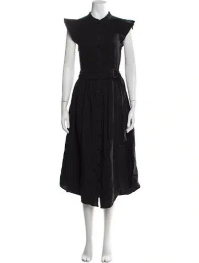 Pre-owned Ramy Brook Midi Length Dress In Black