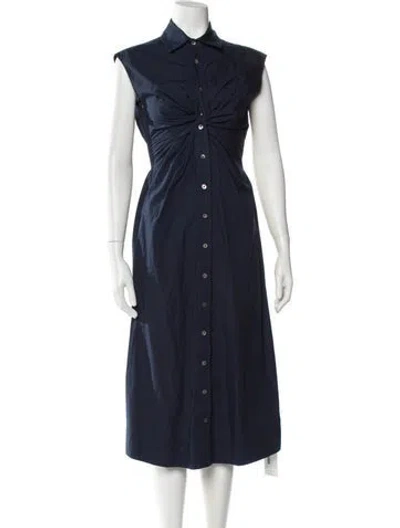 Pre-owned Ramy Brook Midi Length Dress In Blue