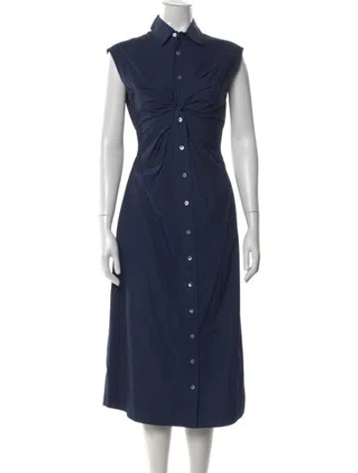 Pre-owned Ramy Brook Midi Length Dress In Blue