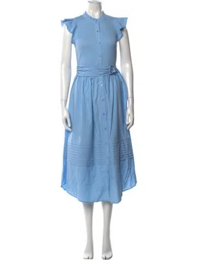 Pre-owned Ramy Brook Midi Length Dress In Blue