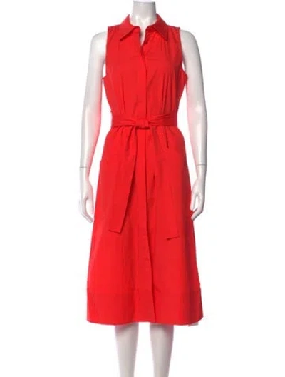 Pre-owned Ramy Brook Midi Length Dress In Orange