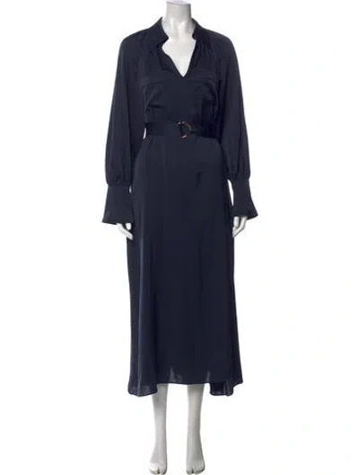 Pre-owned Ramy Brook Midi Length Dress W/ Tags In Blue