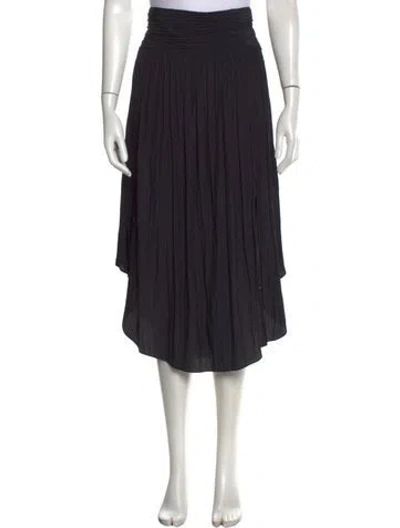 Pre-owned Ramy Brook Midi Length Skirt In Black