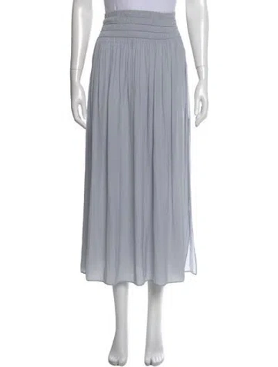 Pre-owned Ramy Brook Midi Length Skirt In Gray